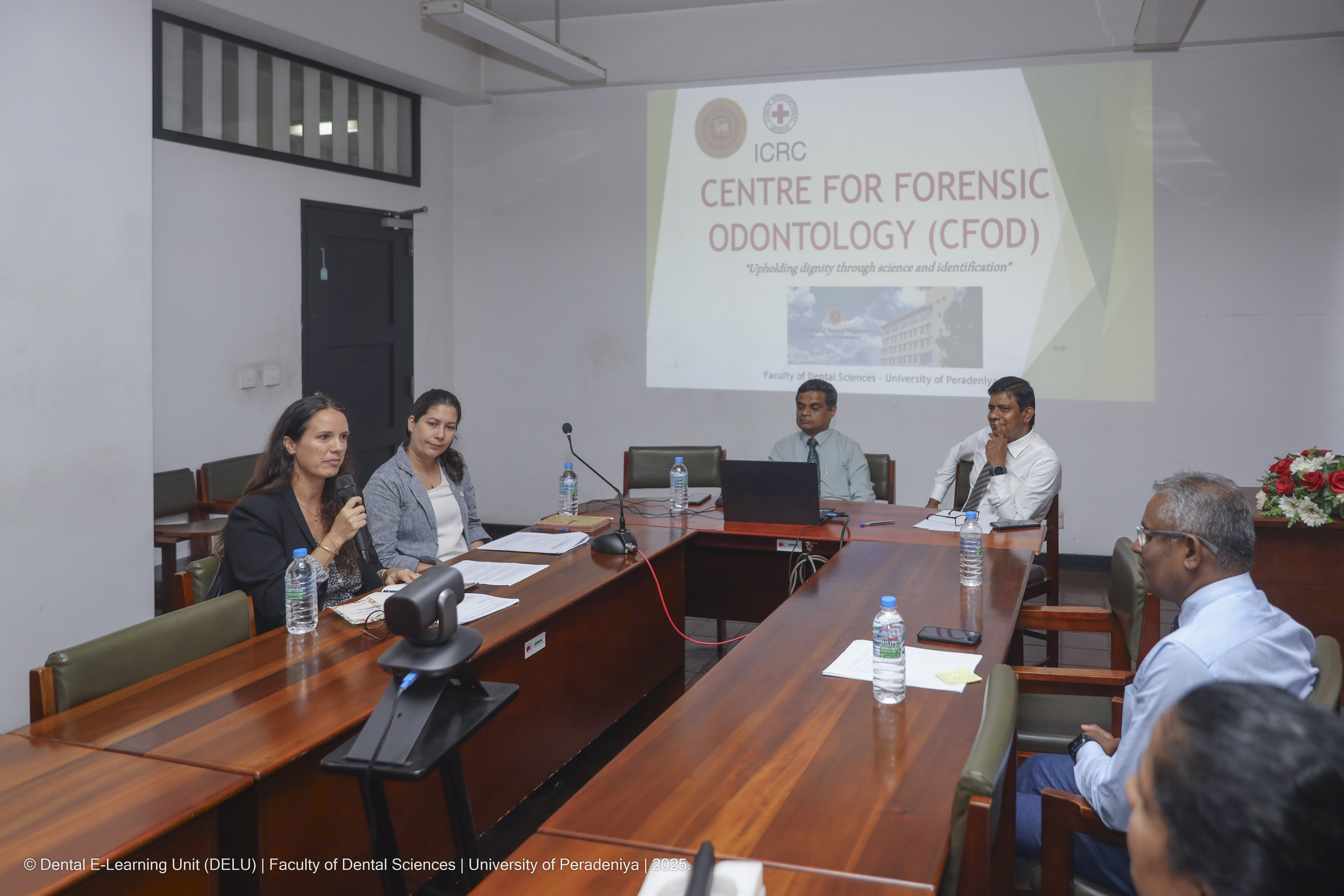 Visit of the ICRC Delegation to the Faculty of Dental Sciences